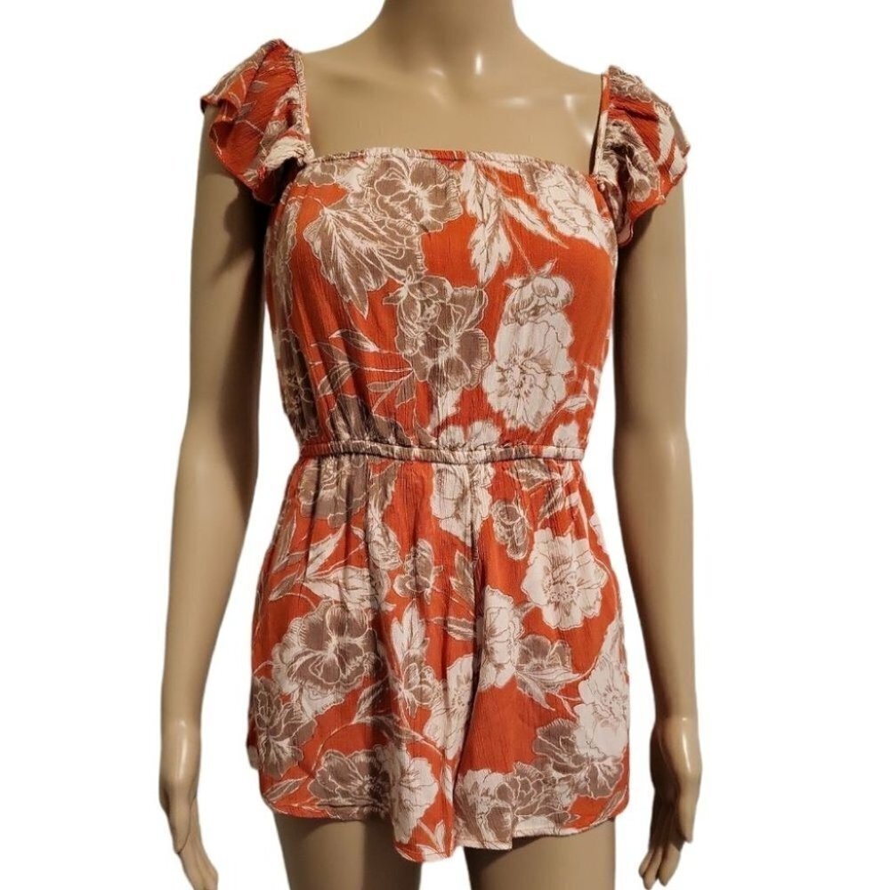 Floral Romper By Amuse Society (size XS)